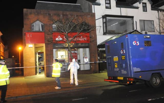 Armed raid at Santander bank in Lytham