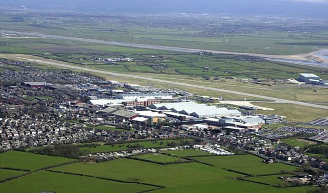 April aerial VIEW
BAE Systems dominates the village of Warton. PIC BY ROB LOCK