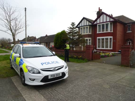The house on Blackpool Road North, St Annes, where an elderly man was seriously injured on Sunday. A 57-year-old man was later arrested on suspicion of attempted murder.