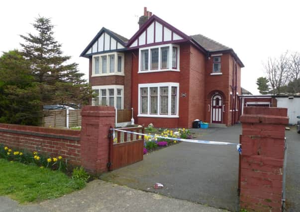 The house on Blackpool Road North, St Annes, where an elderly man was seriously injured on March 30.