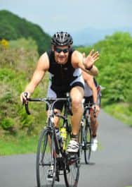 Alastair Horabin, owner of Seniors Fish and Chips, is tackling an Ironman triathlon