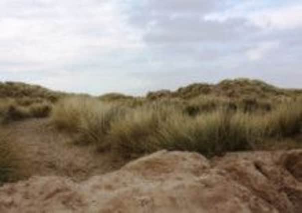 Sand dunes at St Annes, near to where the fire took place