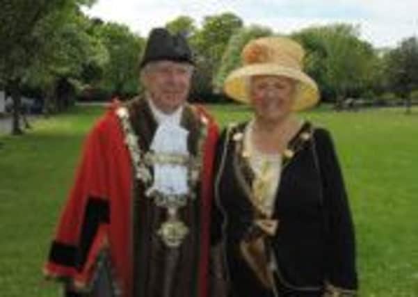 Fylde Mayor Coun Kevin Eastham and his wife Valerie