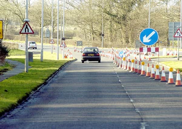 Previous roadworks on the A583 near Kirkham, part of which will benefit from improvements over the next nine months