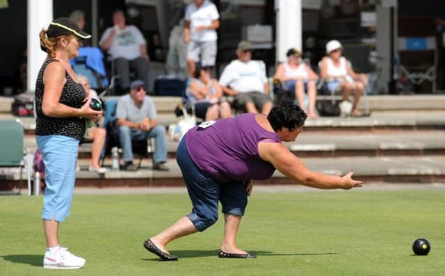 Action from the Fleetwood Bowls Festival