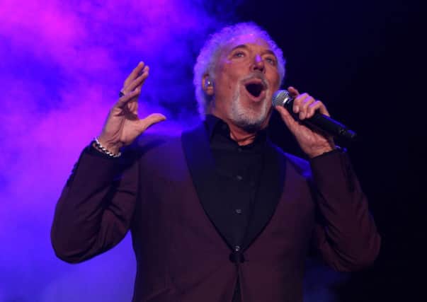 Lytham Proms Festival Weekend 2014 Tom Jones Live.
Pictured is Tom Jones live on stage at the start of the concert.
2nd August 2014