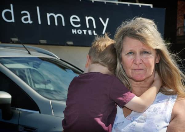 Carole Greenwood, who was at the Dalmeny Hotel in St Annes with her grandson Riley when a girl in the pool got into difficulties and subsequently died despite Carole's attempts to save her.  Photo: Rob Lock
