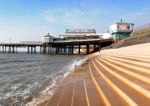 Blackpool North Pier area where a girl was allegedly raped on Tuesday 2nd September 2014