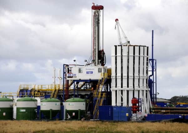 Drill bid: A Cuadrilla drilling rig exploring for gas at Preese Hall on the Fylde