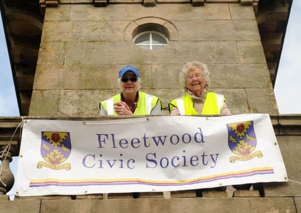 Yvonne Johnstone and Betty Hart from Fleetwood Civic Society at the Heritage Open day at Lower Lighthouse, Fleetwood