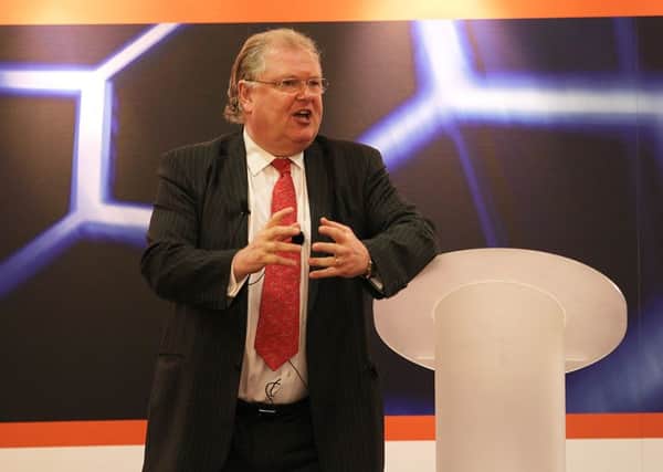 Capital speaker: Lord Digby Jones who is to speak at the Hilton. Below, Ian Cherry Institute of Chartered Accountants member