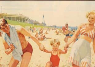 This poster was produced for BritishRailways in 1949 by Sunderland-bornartist,Septimus Edwin Scott,and isexpected to fetch between 2500 and 3500dollars in New York