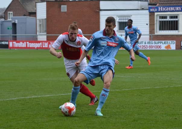 Keith Southern in action against Tranmere (Picture: Bethany Hankey)