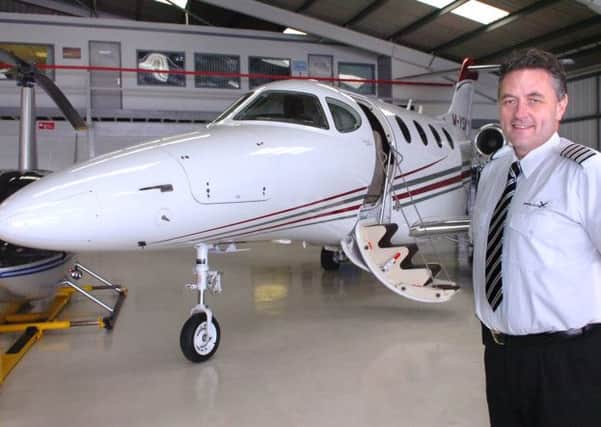 High hopes: Simon Menzies from Pool Aviation is hoping operations could continue at Blackpool Airport
