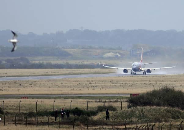 The last Jet2 flight from Blackpool Airport to Alicante takes off