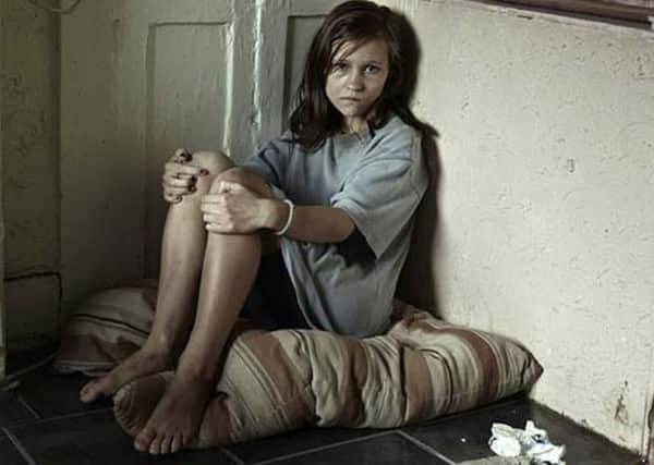 Damning report: A new study has revealed the places on the Fylde coast with the worst child poverty. Picture posed by model
