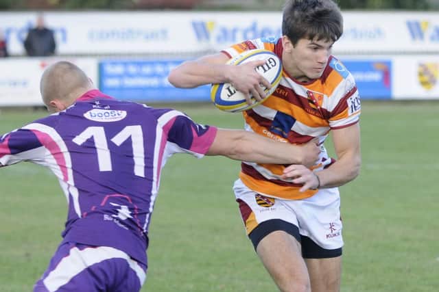 Dorrington (right) among the tries