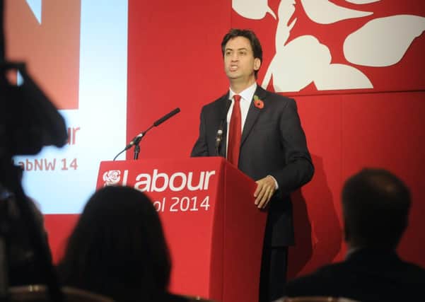Ed Miliband addresses the North West Labour Party Conference at the Imperial Hotel, Blackpool