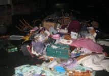 Rubbish dumped at Dalton Street, St Annes