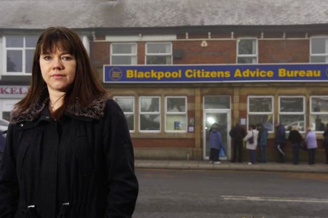 At risk: Julia Hannaford of Blackpool Citizens Advice Bureau says shoplifting is linked with poverty. Below: Chief Constable Steve Finnigan