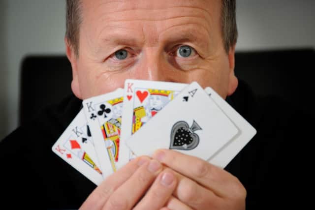 Vegas visit: Phil Clayton won an all expenses paid trip to Las Vegas after a poker tournament win
