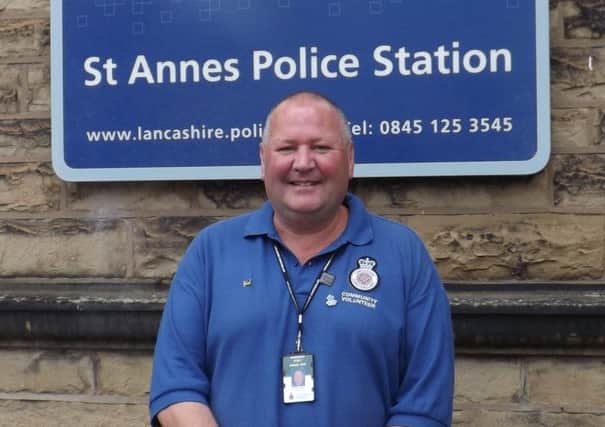 Andrew Noble won an award for his police volunteer work