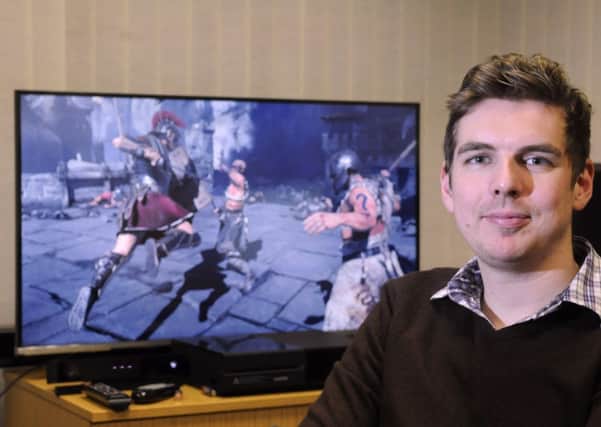 Video games company Airship Images have set up in Blackpool.  Pictured is director Joe Harford.
