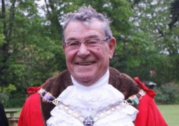 Democracy debate: Wyre mayor Coun Ron Shewan and (below)  the leader of the Conservatives on the council, Peter Gibson