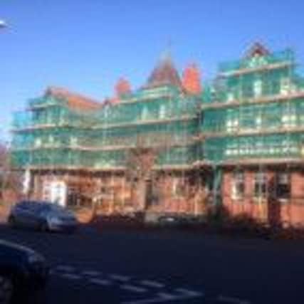 Exterior renovation work at The Victoria, St Annes