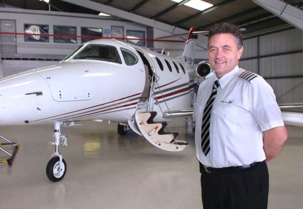 Story on Simon Menzies-managing director of Pool Aviation at Blackpool Airport.