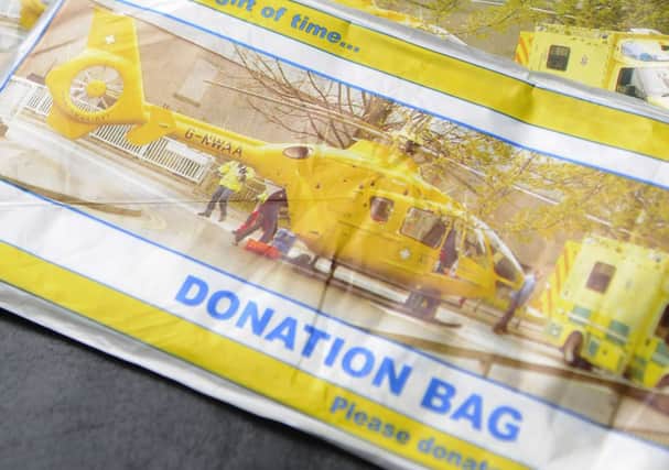 These fake charity bags were delivered to a Blackpool home