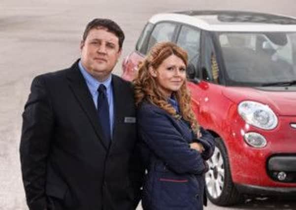 Peter Kay in new sitcom Car Share with Sian Gibson