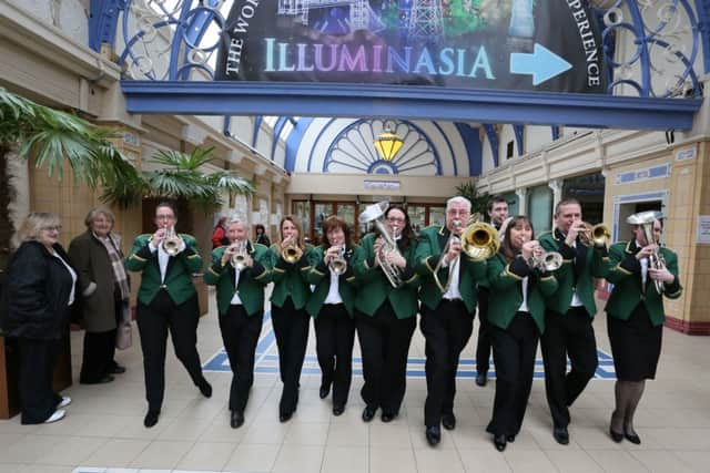 Pilling Jubilee Silver Band brings the Winter Gardens to a halt Pictures PAUL CURRIE
