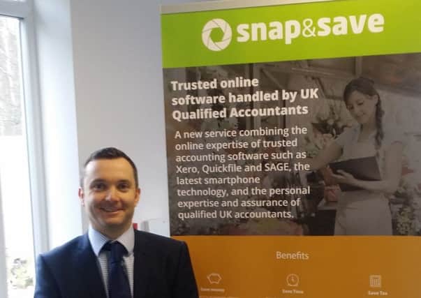 Simon Cox of Forbes Watson who has launched Snap and Save