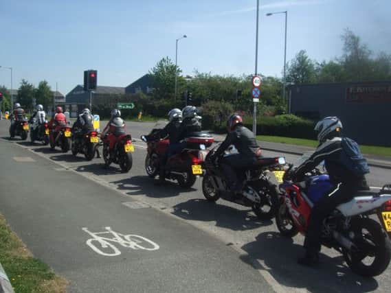 NWUK Motorcycles and Bikers on a previous ride