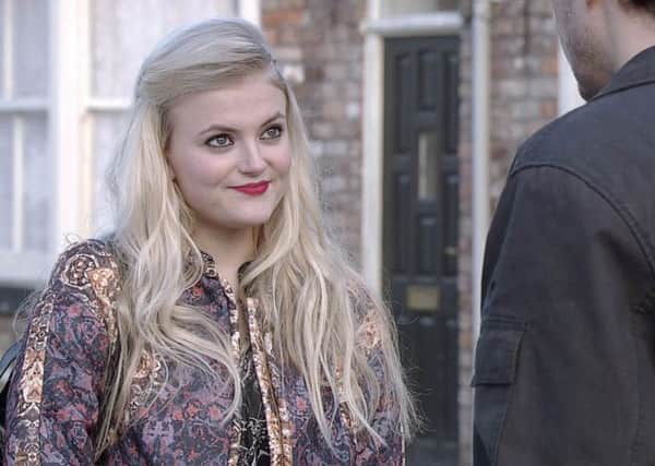 Lucy as Bethany on the cobbles