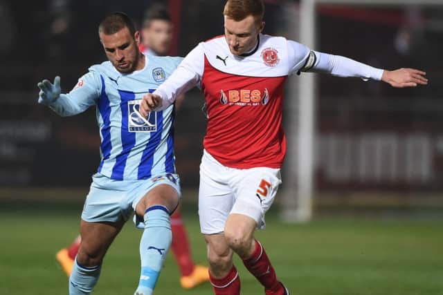 Mark Roberts in action against Coventry