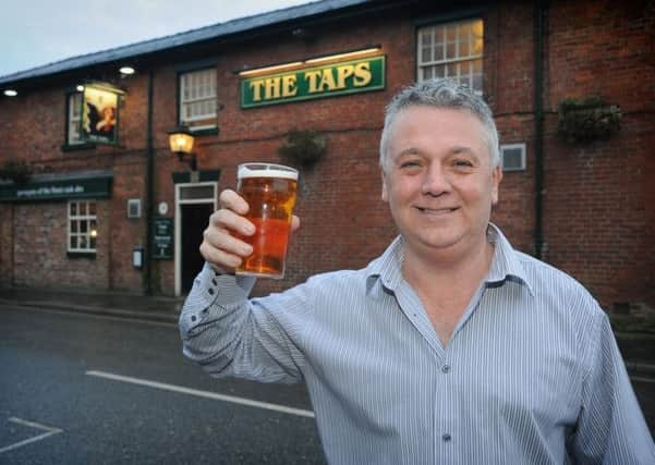 Well-known local landlord Steve Norris has taken over at The Taps pub in Lytham.
Steve outside the pub.  PIC BY ROB LOCK
7-1-2013