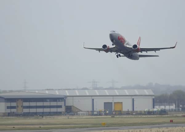 The last Jet2 flight from Blackpool Airport to Alicante takes off