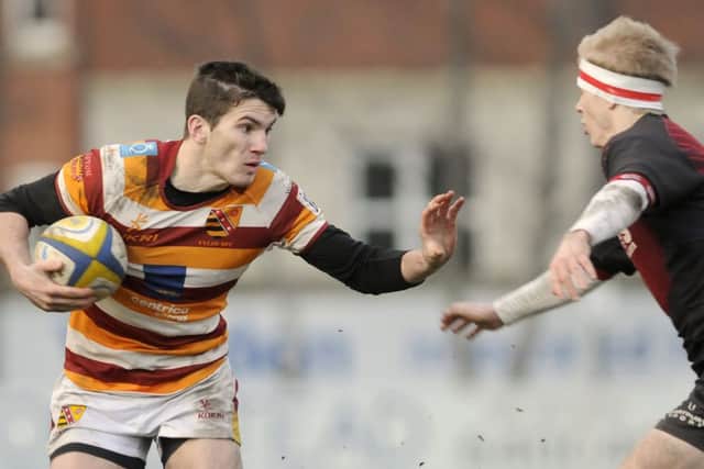 Jordan Dorrington scored his 13th Fylde try of the season at Cinderford
