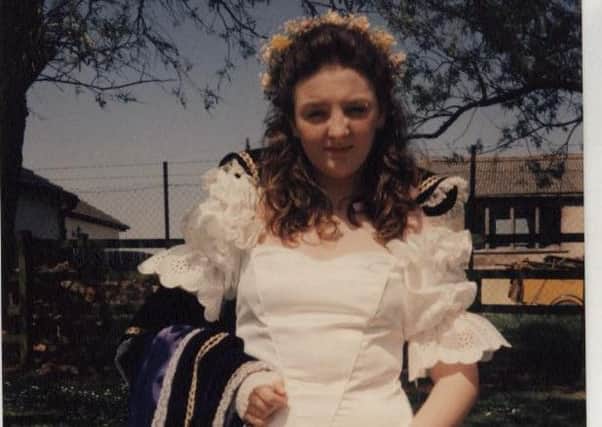 Caragh Melling, in her younger years, as gala queen