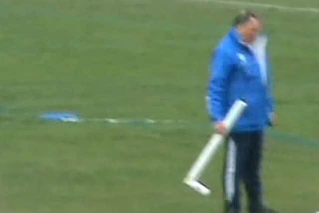 Ian Drinnan was caught on camera erecting and dismantling goalposts while claiming Disability Living Allowance