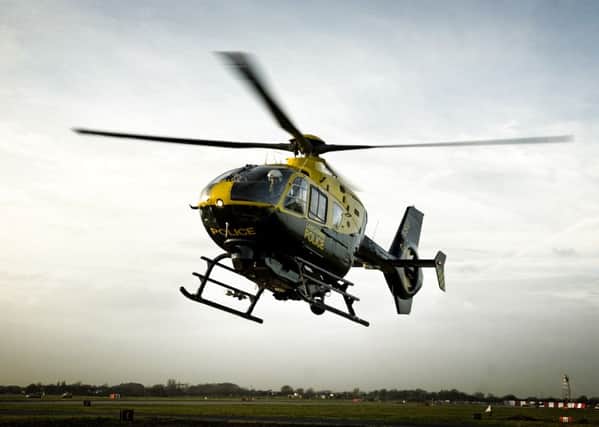 National Police Air Service helicopter based at Warton.