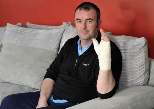 Terrence McMahon was walking home in Kirkham when he was mugged and attacked