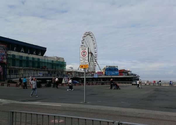 The site of the proposed new adventure golf course in Blackpool