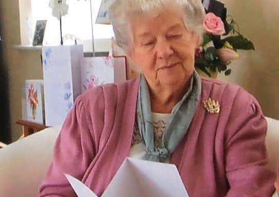 Jill Honan, a former matron at Blackpool Victoria Hospital, on her 80th birthday.