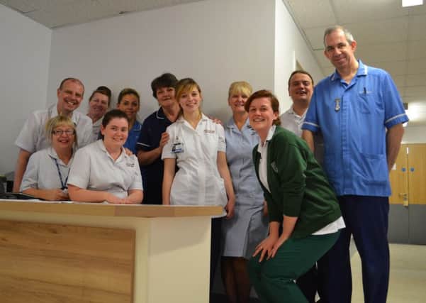 Staff at the Dementia Ward at Clifton Hospital, Lytham
