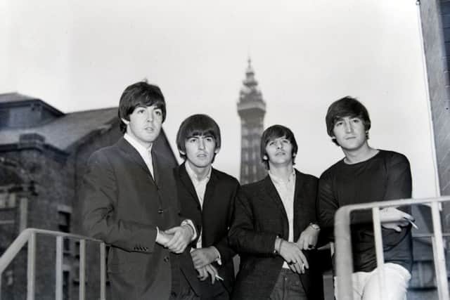 The Beatles at Blackpool Opera House in August 1964