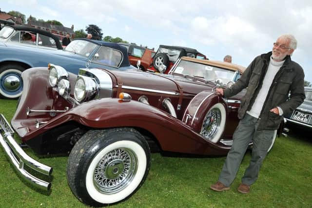 Geoff Arrowsmith with his 1936 Mercedes 540K Roadster