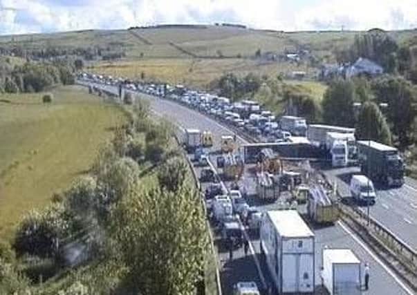 Long delays on the M62
